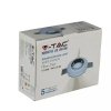 Oczko V-TAC gips GU10 okrągłe wpuszczane G-K białe+chrom VT-866-CRD 5 lat gwarancji